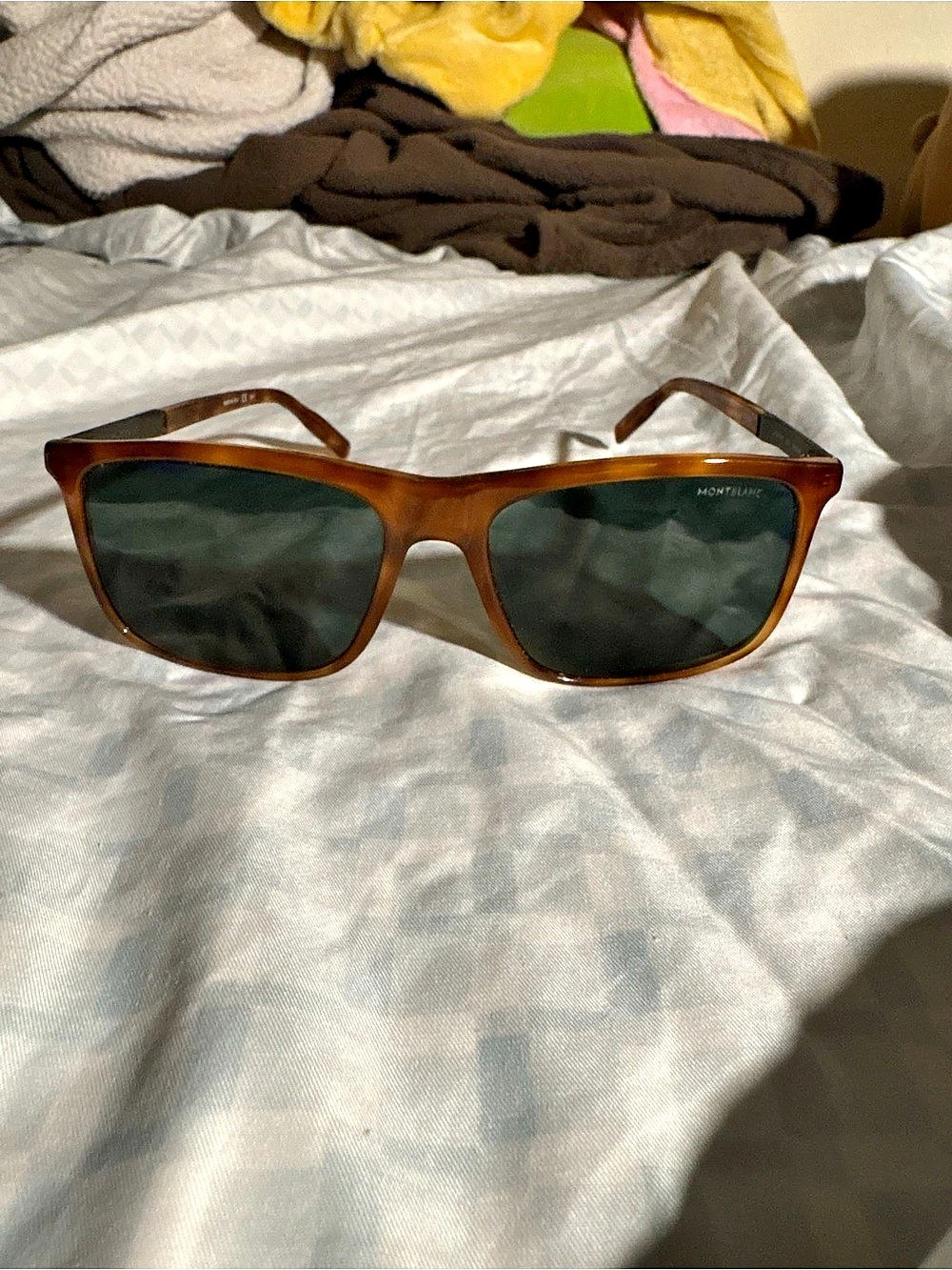 Montblanc Sunglasses Brown & Green